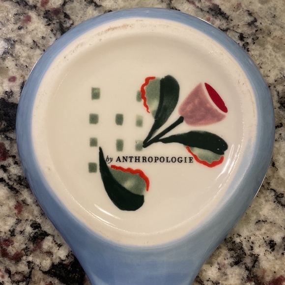 Anthropologie Tivoli T Monogram Spoon Rest - Picture 5 of 6